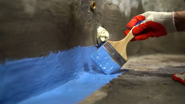 Commercial Crawl Space Encapsulation project at a Grissom Arb, IN business property by SJ Waterproofing Pros